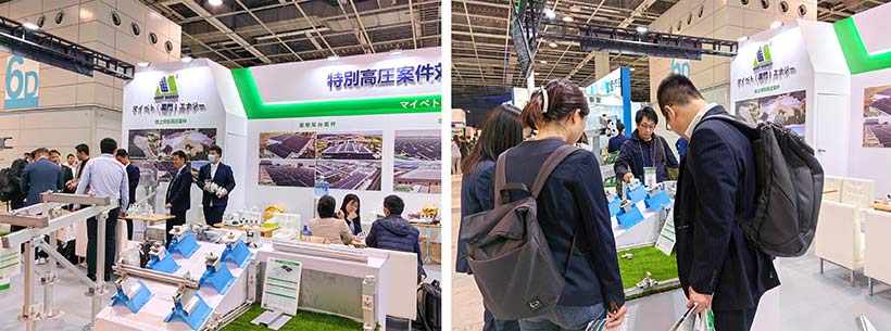 Semana de Energia Inteligente de Osaka - Os visitantes estão interessados ​​em nossos produtos