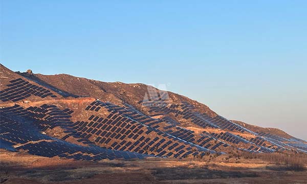 Suportes de aço carbono da Mibet para o projeto Huludao 80MW