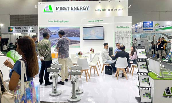 Mibet na Exposição Solartech Indonésia