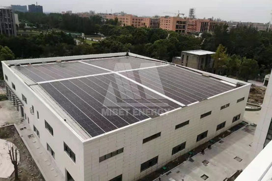 Nova escolha para edifícios verdes - suporte impermeável solar Mibet BAPV