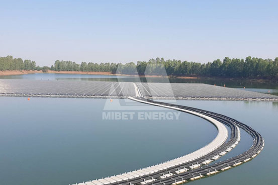 Os sistemas flutuantes da Mibet Energy ajudam a energia fotovoltaica de 1,5 MW na rede na Tailândia sem problemas