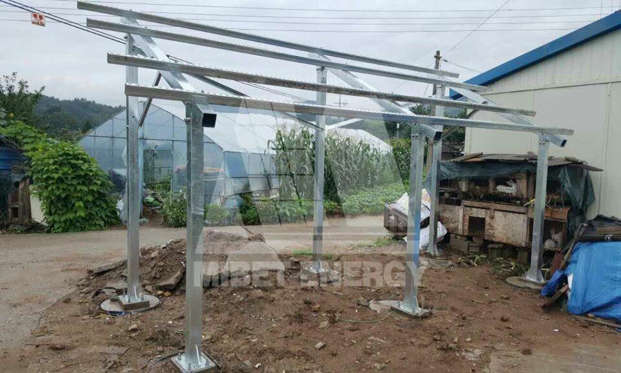 suportes do painel solar montagens na coreia